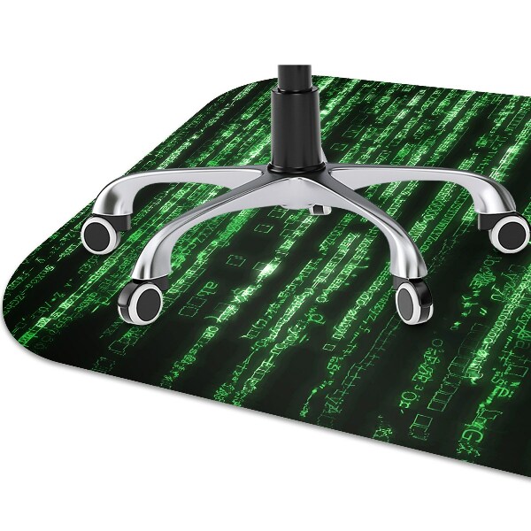Tapis bureau Signes verts