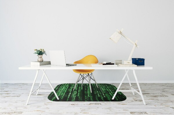 Tapis bureau Signes verts