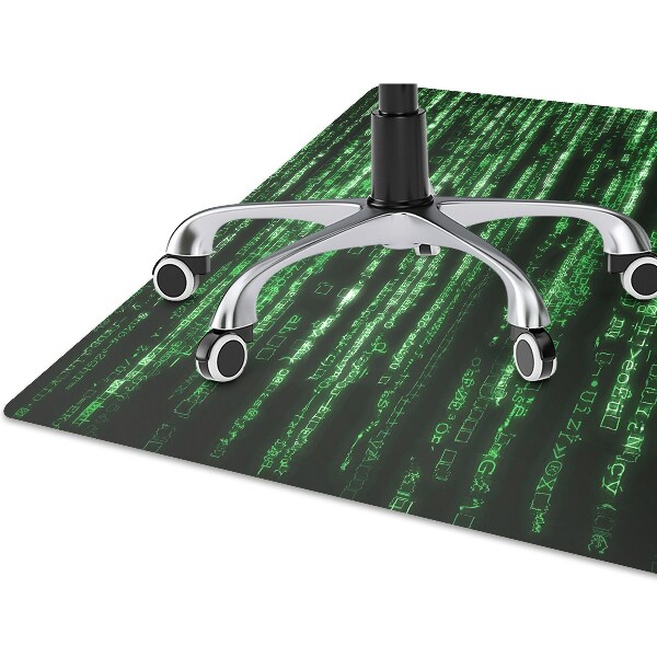 Tapis bureau Signes verts