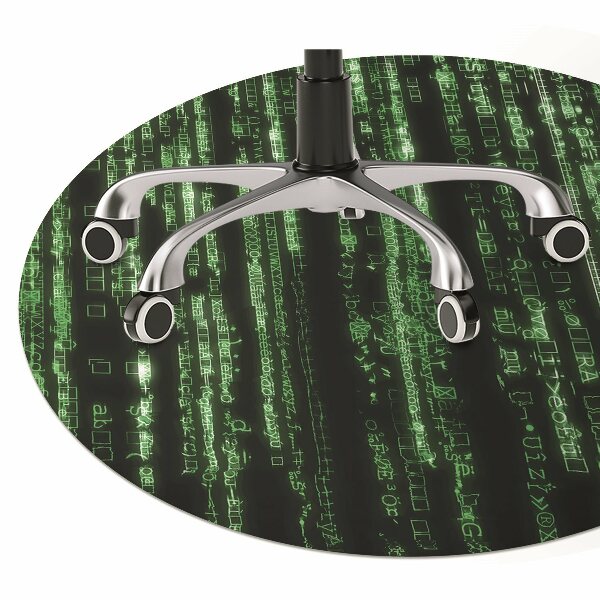 Tapis bureau Signes verts
