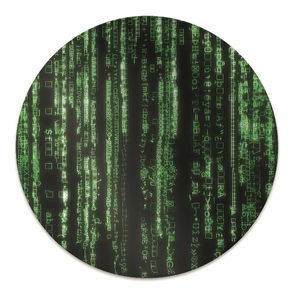 Tapis bureau Signes verts