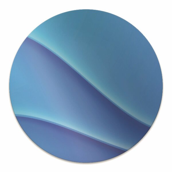 Tapis de chaise Abstraction bleue