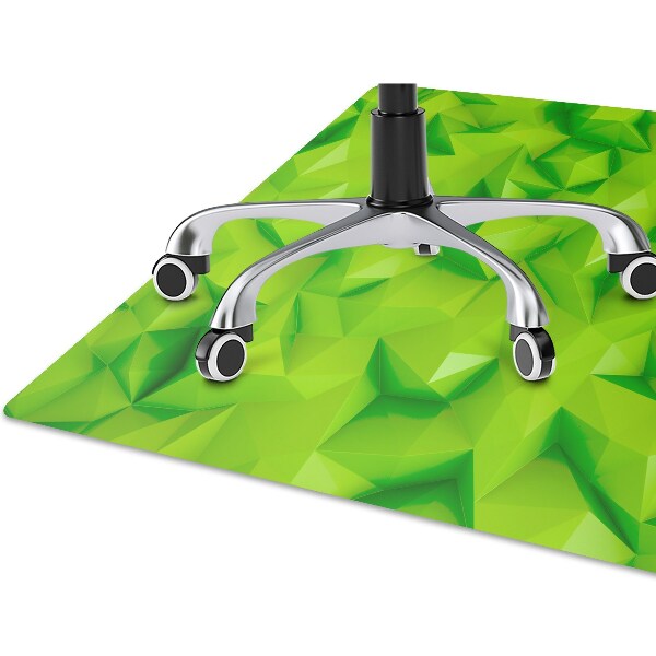 Tapis fauteuil bureau do biura Abstraction verte