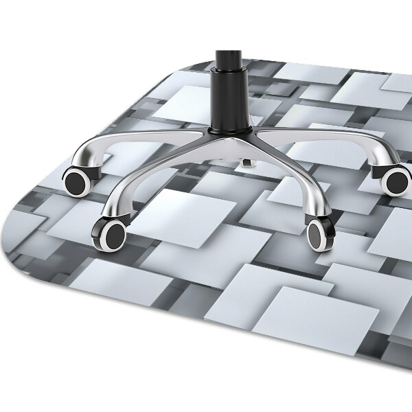 Tapis de chaise Tampons gris