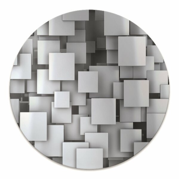 Tapis de chaise Tampons gris