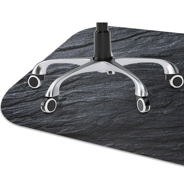 Tapis bureau Marbre noir