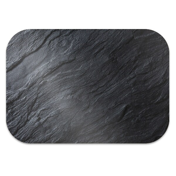 Tapis bureau Marbre noir