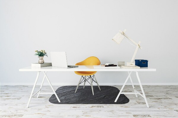 Tapis bureau Marbre noir
