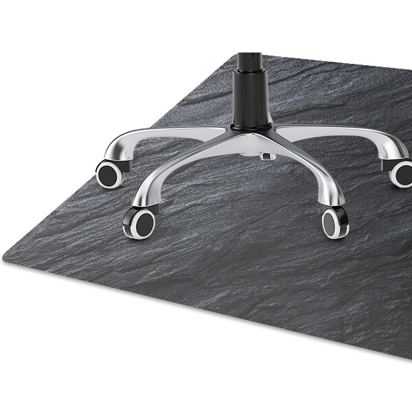 Tapis bureau Marbre noir