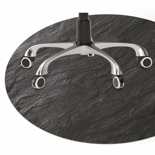 Tapis bureau Marbre noir