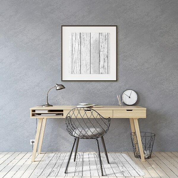 Tapis bureau Planches blanches