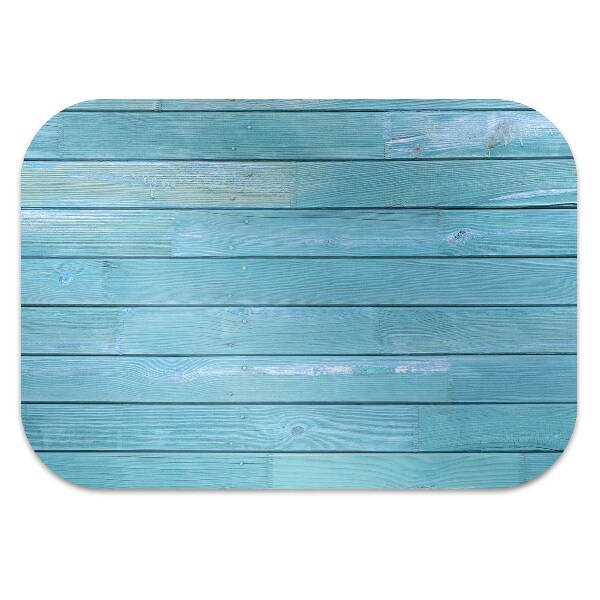 Tapis pour chaise de bureau Planches bleues