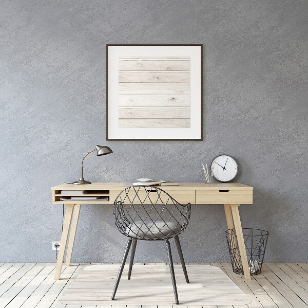 Tapis bureau Planches blanches