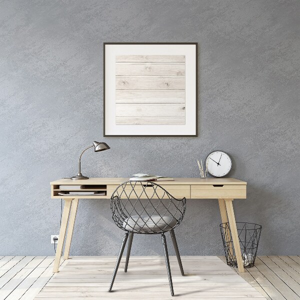 Tapis bureau Planches blanches
