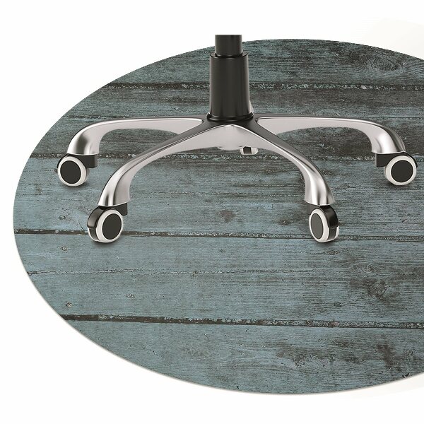 Tapis protège sol Planches bleues