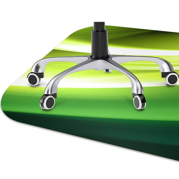 Tapis pour chaise de bureau Abstraction verte