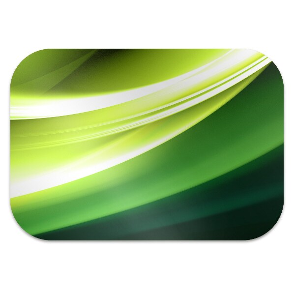 Tapis pour chaise de bureau Abstraction verte