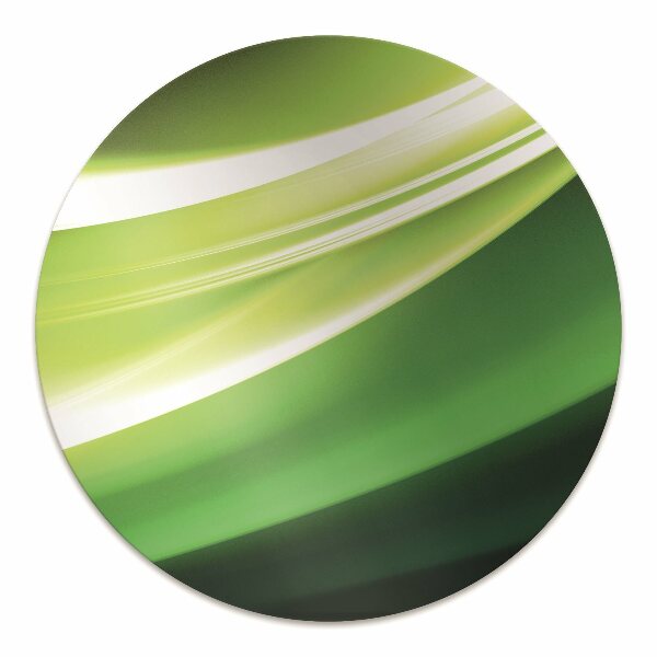 Tapis pour chaise de bureau Abstraction verte