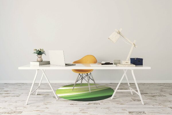 Tapis pour chaise de bureau Abstraction verte