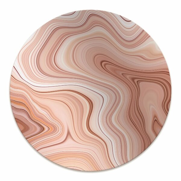 Tapis de chaise de bureau Ecru abstraction