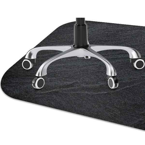Tapis bureau Sable noir