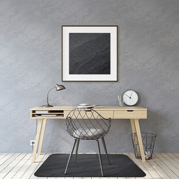 Tapis bureau Sable noir