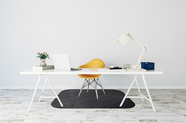 Tapis bureau Sable noir