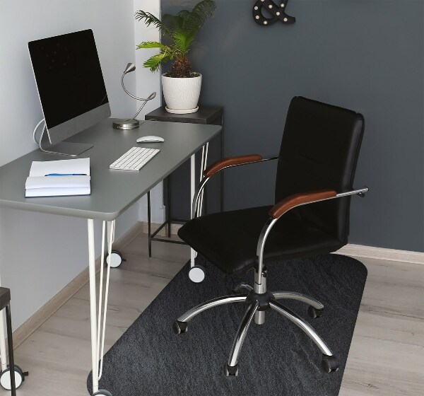 Tapis bureau Sable noir