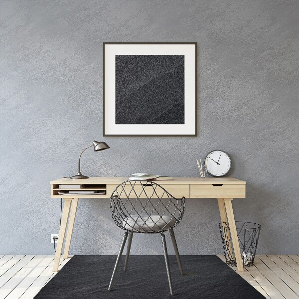 Tapis bureau Sable noir