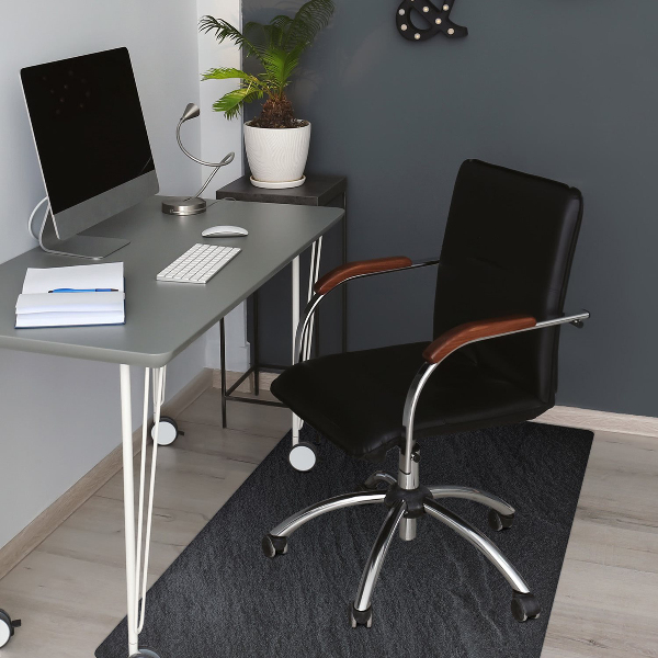 Tapis bureau Sable noir
