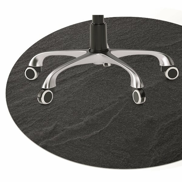 Tapis bureau Sable noir