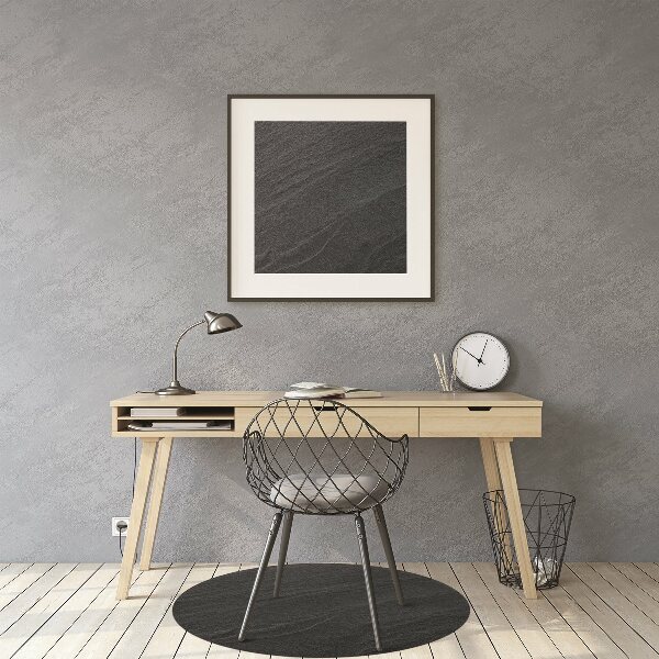 Tapis bureau Sable noir