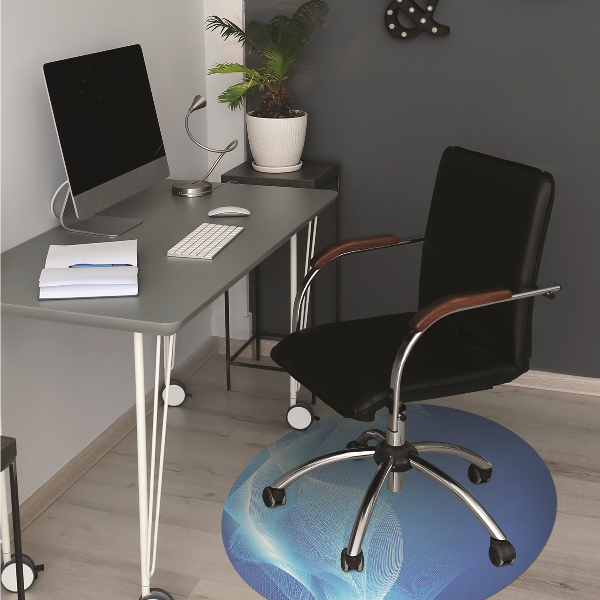 Tapis de chaise de bureau Flamme