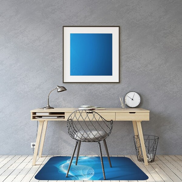 Tapis de chaise de bureau Flamme