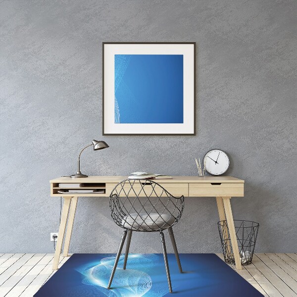 Tapis de chaise de bureau Flamme