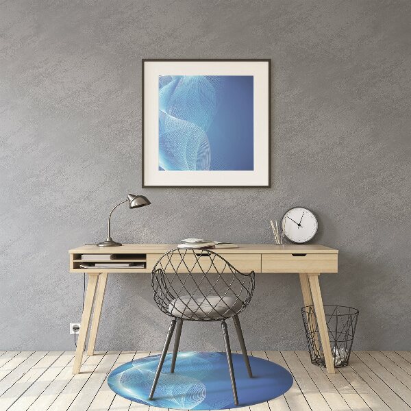 Tapis de chaise de bureau Flamme