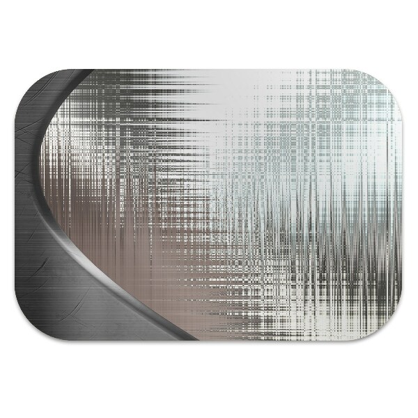 Tapis fauteuil bureau do biura Abstraction. Argent