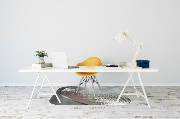 Tapis fauteuil bureau do biura Abstraction. Argent