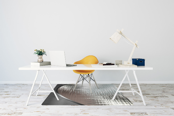 Tapis fauteuil bureau do biura Abstraction. Argent