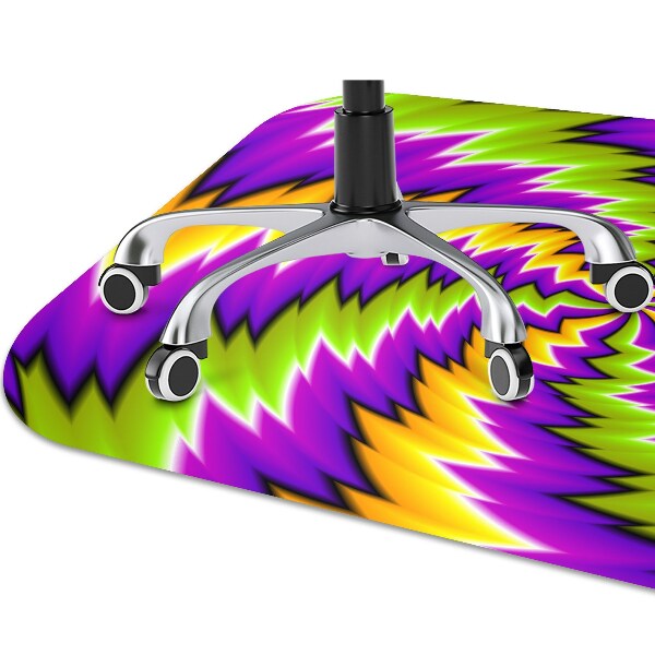 Tapis pour chaise de bureau Abstraction