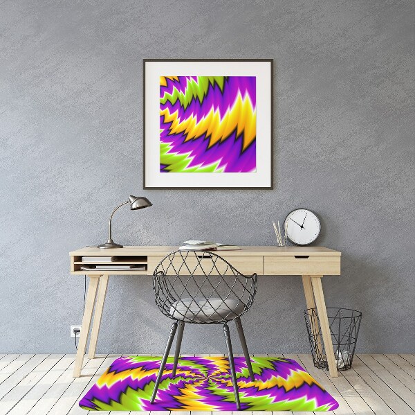 Tapis pour chaise de bureau Abstraction
