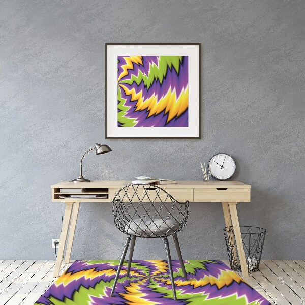 Tapis pour chaise de bureau Abstraction