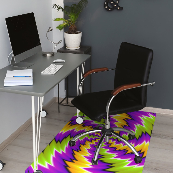 Tapis pour chaise de bureau Abstraction
