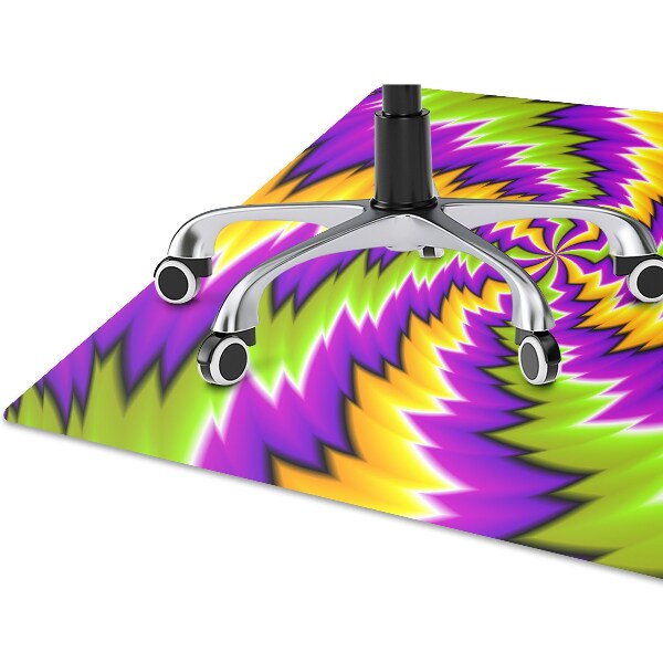 Tapis pour chaise de bureau Abstraction