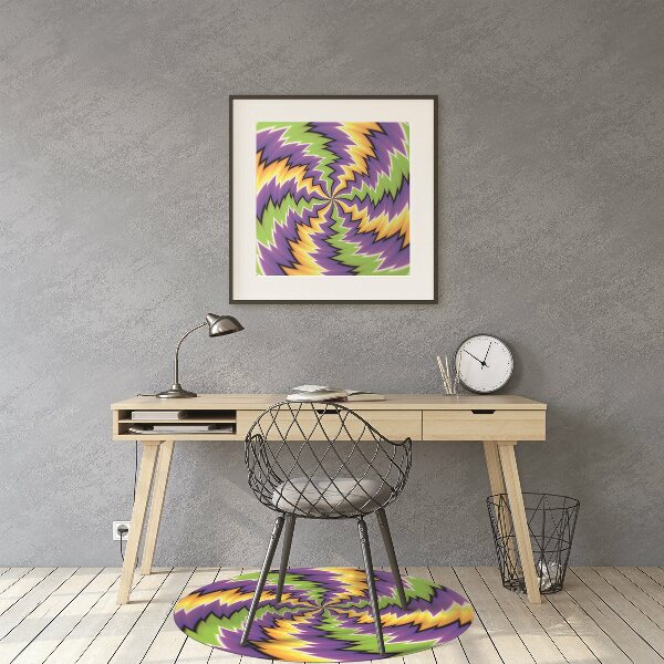 Tapis pour chaise de bureau Abstraction