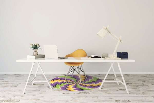 Tapis pour chaise de bureau Abstraction
