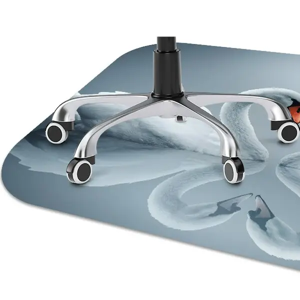 Tapis de chaise de bureau Cygnes