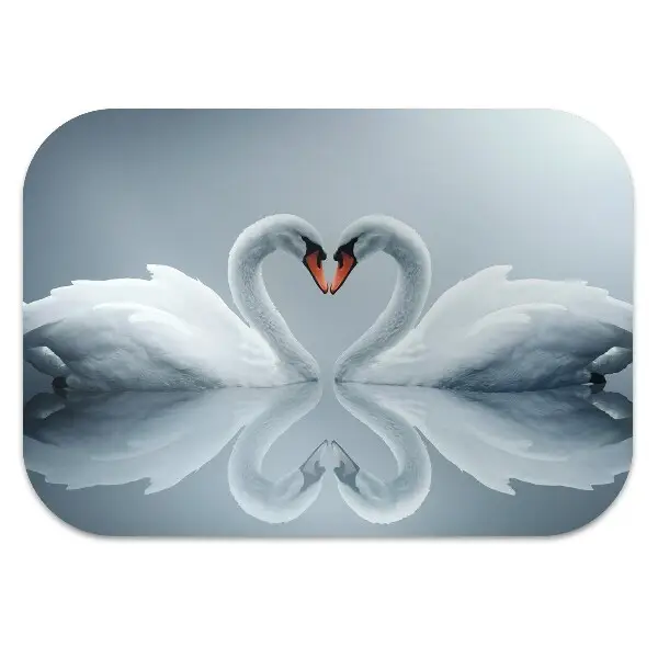 Tapis de chaise de bureau Cygnes