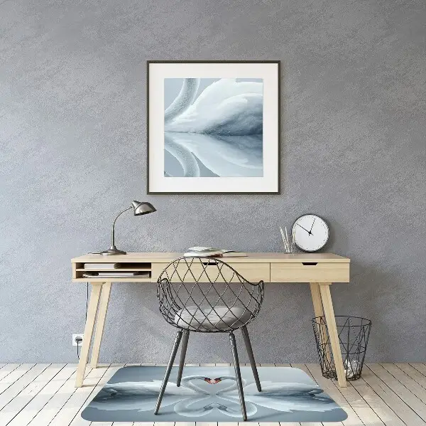 Tapis de chaise de bureau Cygnes
