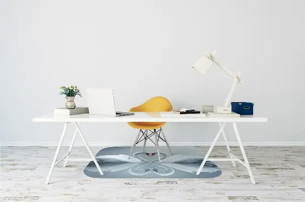 Tapis de chaise de bureau Cygnes